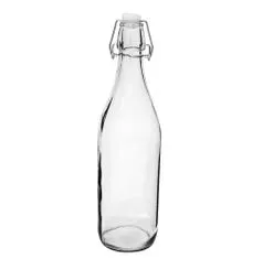 Fľaša sklo patentný uzáver 250ml guľatá ROUND