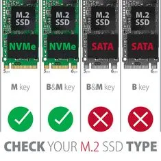 AXAGON PCEM2-XS, PCIe x16 - M.2 NVMe M-key slot adaptér, kryt s chladičom pre pasívne chladenie