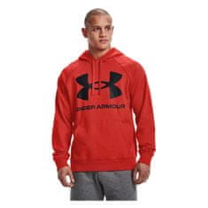 Under Armour Mikina červená 183 - 187 cm/L Rival Fleece Big Logo HD