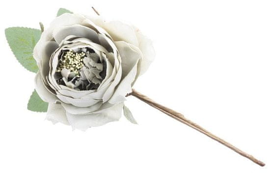 Strend Pro Kvet MagicHome, ruža rozvitá, zelená, stonka, veľkosť kvetu: 11 cm, dĺžka kvetu: 22 cm, .