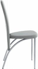 Danish Style Jedálenská stolička Nelso (Súprava 2 ks), sivá