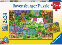 Ravensburger Puzzle Kúzelný les 2x24 dielikov