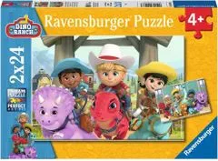 Ravensburger Puzzle Dino Ranch 2x24 dielikov