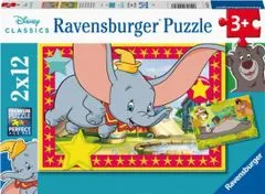 Ravensburger Puzzle Disney: Dobrodružstvo volá 2x12 dielikov