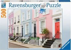 Ravensburger Puzzle Farebné domy v Londýne 500 dielikov