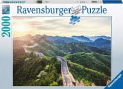Ravensburger Puzzle Čínsky múr pri západe slnka 2000 dielikov