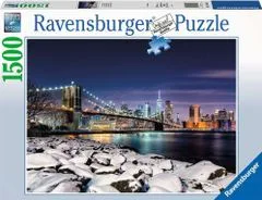 Ravensburger Puzzle Zima v New Yorku 1500 dielikov