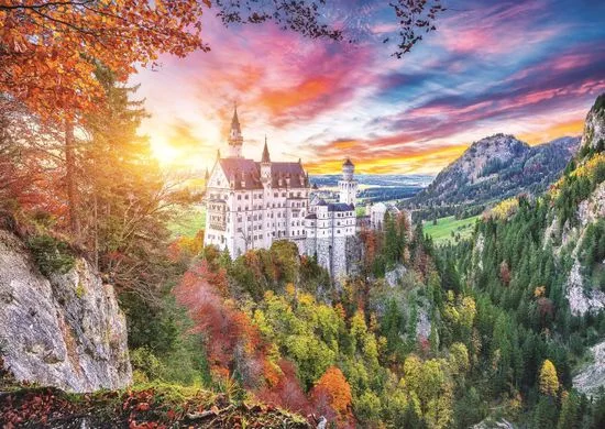 Trefl Puzzle Pohľad na zámok Neuschwanstein, Nemecko 500 dielikov