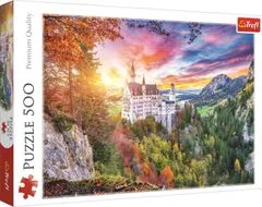 Trefl Puzzle Pohľad na zámok Neuschwanstein, Nemecko 500 dielikov