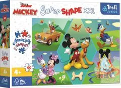 Trefl Puzzle Super Shape XXL Mickey Mouse: Zábava 60 dielikov