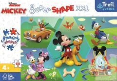 Puzzle Super Shape XXL Mickey Mouse: Zábava 60 dielikov