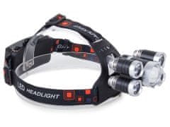 Bailong  Čelovka LED CREE XM-L T6 4x XPE