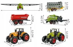 Iso Trade ISO 6136 Farmárska súprava 6 ks 1:30 zelená