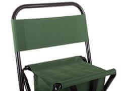 Verk  01661 Kempingová skladacia stolička s taškou 2v1 zelená