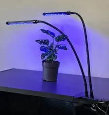 Gardlov 19241 LED Lampička pro pěstování rostlin 20 LED 2 panely 20W
