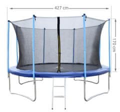 Malatec  Vnútorné ochranná sieť pre trampolínu 427 cm
