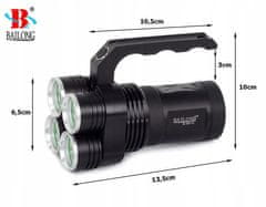 Bailong  804-T6 LED Profesionálne svietidlo CREE XM-L T6 x 4
