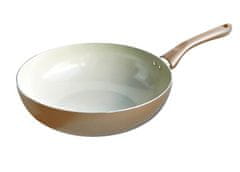 PÁNOV WOK, KERAMIKA, CHAMPAGNE, 28CM