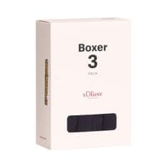 s.Oliver 3PACK pánske boxerky tmavo modré (JH-34B-31184142) - veľkosť M