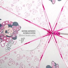 Perletti Detský automatický dáždnik MINNIE MOUSE Transparent, 50135