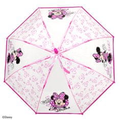 Perletti Detský automatický dáždnik MINNIE MOUSE Transparent, 50135