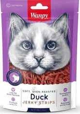 Wanpy Cat Soft Duck Jerky Strips for Cat 80 g