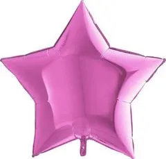 Grabo Nafukovací balónik ružová hviezda 91 cm -