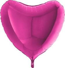 Grabo Nafukovací balónik ružové srdce 91 cm -