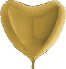 Grabo Nafukovací balónik zlaté srdce 91 cm -