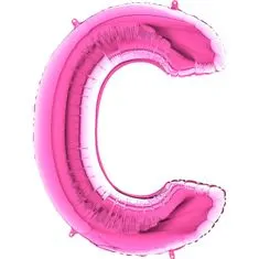 Grabo Nafukovací balónik písmeno C ružové 102 cm -