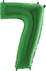 Grabo Nafukovací balónik číslo 7 zelený 102cm extra veľký -