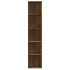 Vidaxl Knižnica hnedý dub 40x30x189 cm spracované drevo