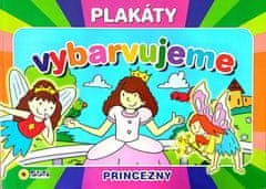 Princezné - Vyfarbujeme XL plagáty