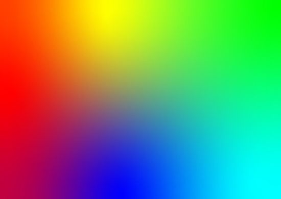Farebný dúhový gradient