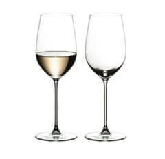 Riedel Poháre a karafa Riedel VERITAS Riesling, sada 4 krištáľových pohárov a karafy