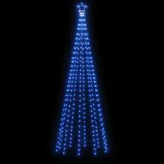 Vidaxl Vianočný stromček kužeľ modré svetlo 310 LED 100x300 cm