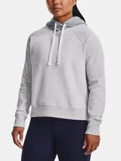 Under Armour Mikina Rival Fleece CB Hoodie-GRY XS