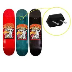 Northix Nástenný držiak na skateboard 