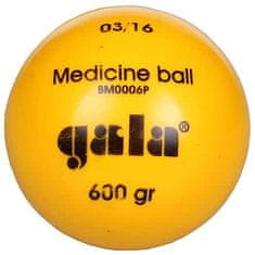 Gala  BM P plastová medicinálna lopta 600 g Hmotnosť: 0,6 kg