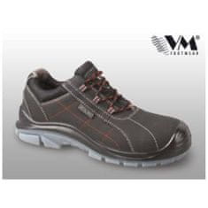 VM Footwear Poltopánka bezpečnostná celokožená MIAMI 5125-S3 NON METALIC v.43