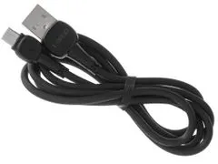 KIK  KX5327 Synchronizačný a nabíjací kábel Micro USB 1M čierny