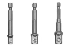 VELMAL Sada bitových adaptérov 3 ks na hlavice 1/4, 3/8, 1/2