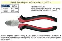 HADEX Kliešte štiepacie bočné FESTA 160mm, s izoláciou 1000V