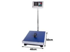 HADEX Digitalná váha 2-300kg, vážiaca plocha 50x40cm