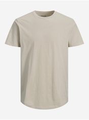 Jack&Jones Béžové unisex basic tričko Jack & Jones Noa XS