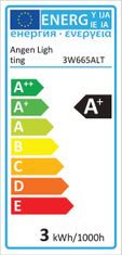 Max Žiarovka LED 3W E27 Alu telo 6000-6500K - studená biela