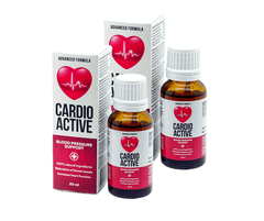 CARDIO ACTIVE  Prírodné kvapky na kontrolu krvného tlaku SET 2 x 20 ml 