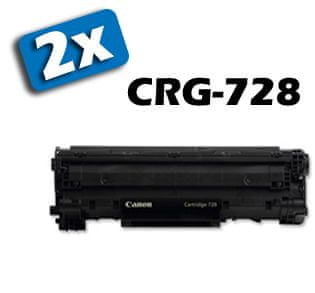 2x Canon CRG728 - kompatibilný