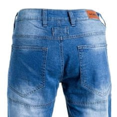 W-TEC Pánske moto jeansy Davosh Farba modrá, Veľkosť 6XL