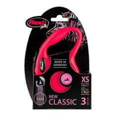 Flexi New Classic popruh XS 3m do 12kg červené